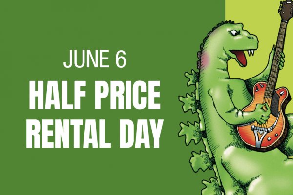 Half Price Rental Day